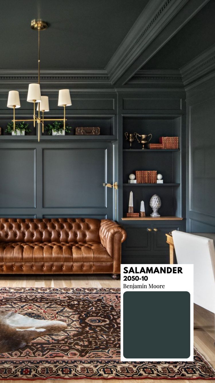 Salamander green interior detail